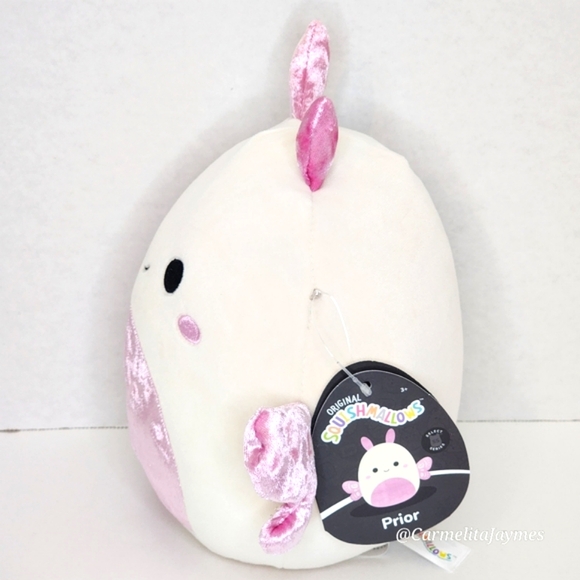 🖤 PRIMROSE & PRIOR 🦋🐛 White & Pink Velvet Moth & Caterpillar Select Series - Picture 13 of 14